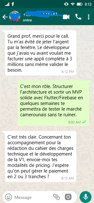 Architecture MVP · Cameroun
